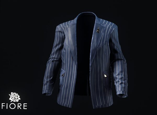 Giotto Jacket Crusader Edition Purple Pinstripe