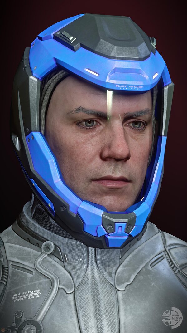 CBH-3 Helmet Blue