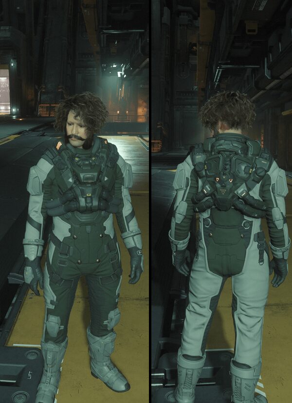 OMNI-AFS-Sapphire Armored Flight Suit Alpine