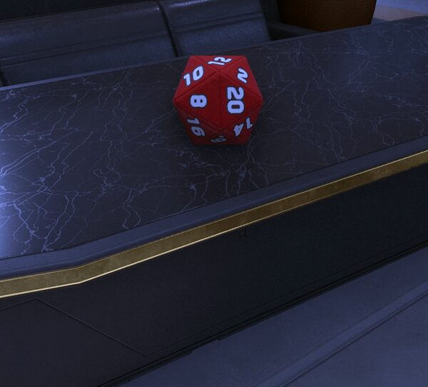 Twenty-Sided Plushie Red
