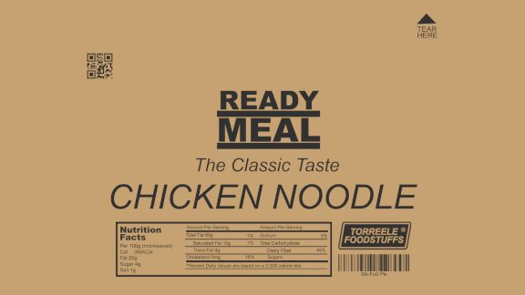 ReadyMeal (Chicken Patty and Noodles)