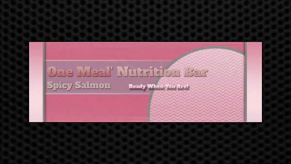 OneMeal Nutrition Bar (Spicy Salmon)