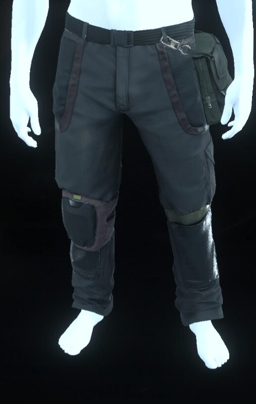 Edgewear Pants Dark Red