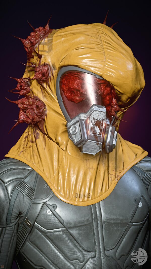 Lost Plague Helmet Explosive Orange