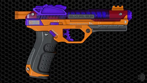 WowBlast Desperado Toy Pistol Orange