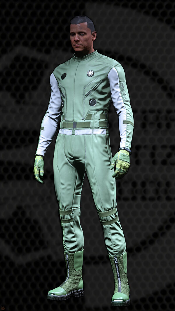 Beacon Undersuit Green/White