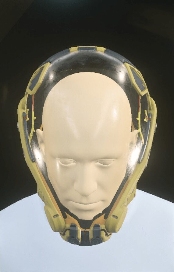 Odyssey II Racing Helmet Yellow