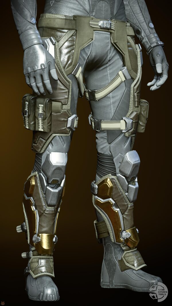 TrueDef-Pro Legs Silver/Gold/Grey