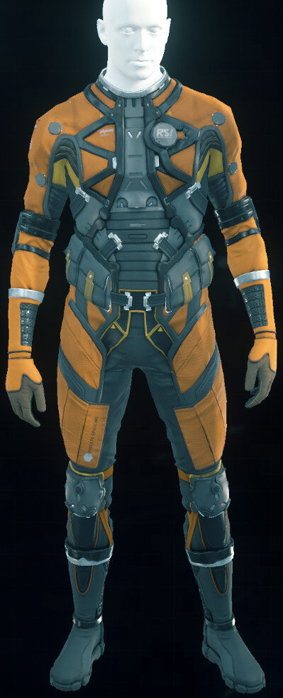 Odyssey II Undersuit Orange/Black