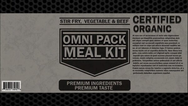 Stir Fry Vegetables and Beef Omni Pack