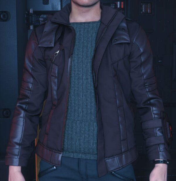 Tuvic Outerwear Jacket Crimson