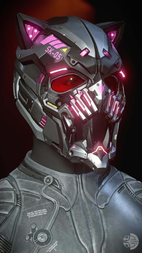 Star Kitten Damon Helmet