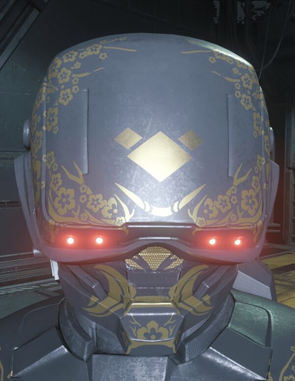 Geist Armor Helmet Golden Blossom