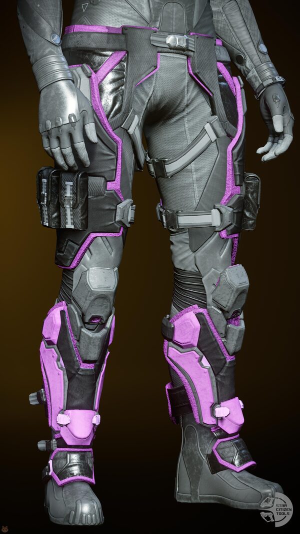 TrueDef-Pro Legs Black/Pink/Purple